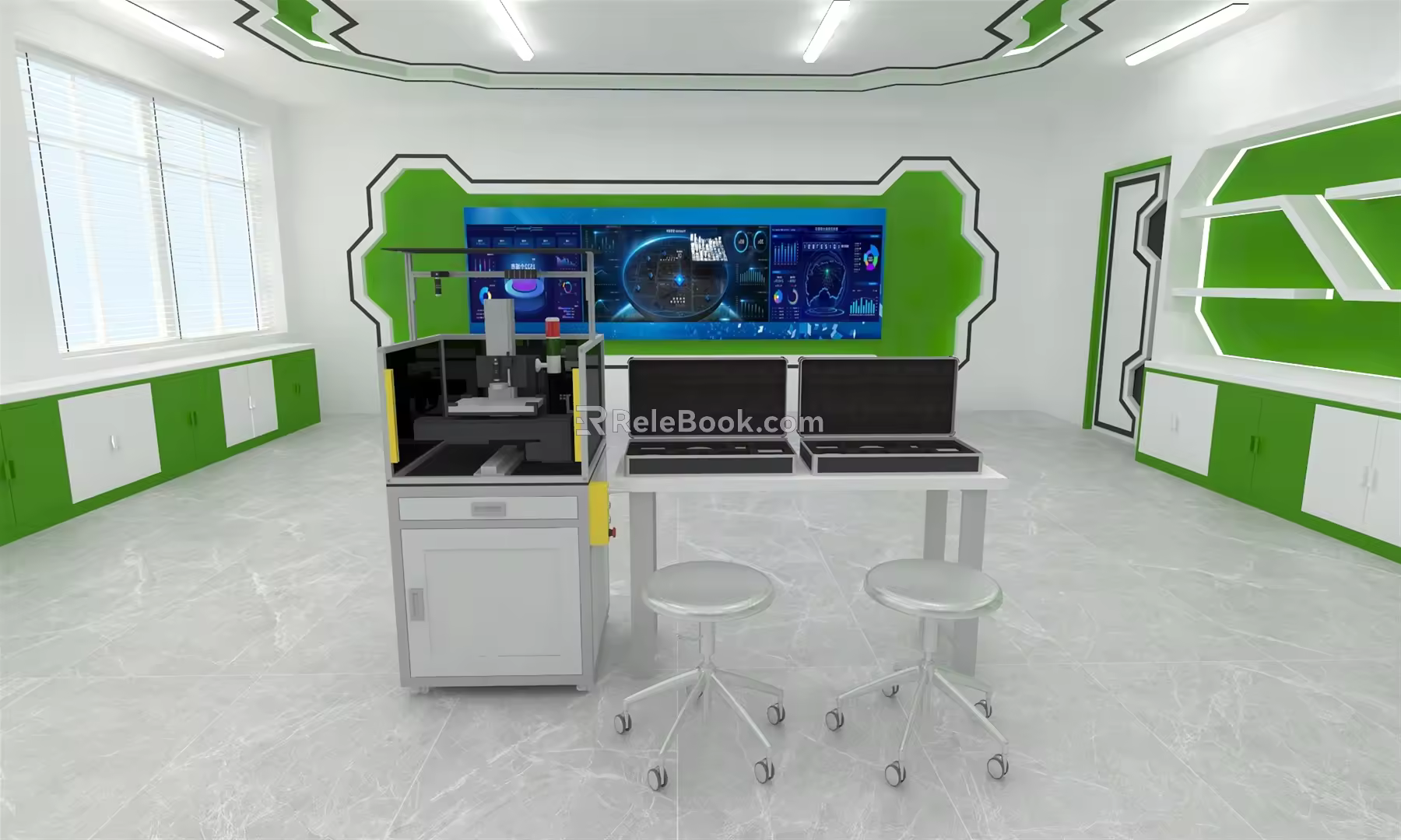 Modern Laboratory 3d model