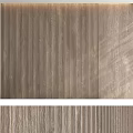 Modern Dark Wooden Wall Panel Design With Vertical Stripes And Spliced Texture