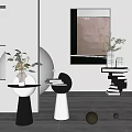 Modern round several sides several 3d model