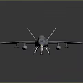 3D Rendered Gray Fighter Jet With Detailed Cockpit And Weapon Mounts