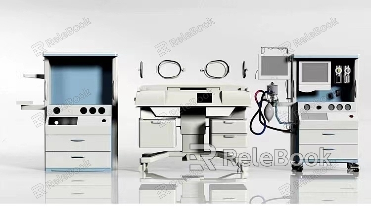 Medical equipment and instruments CT machine Nuclear magnetic resonance machine Hospital bed Wheelchair Dental treatment model