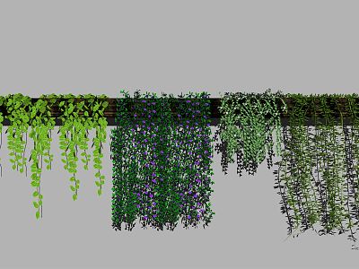 Modern Vine Wall model