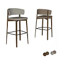 Calligaris bar chair combination 3d model