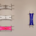 Modern Creative Home Optical Axis Clock Kite Clock Pendant Designer 3d model