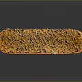 Long Wooden Handle Brush With Dense Natural Yellow Bristles For Cleaning