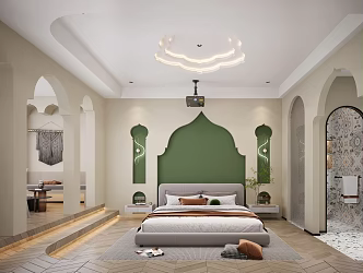 National Wind Apartment Green 3d model