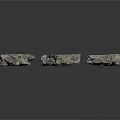 Natural Wood And Stone Materials With Rough Textures And Irregular Shapes