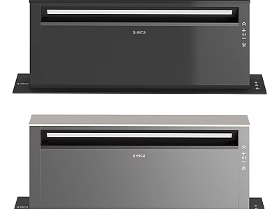 Bosch Built In Kitchen Appliances In Two Colors Black And Silver Design 3d model