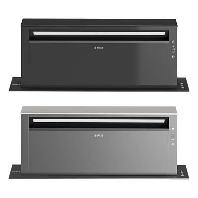 Bosch Built In Kitchen Appliances In Two Colors Black And Silver Design 3d model