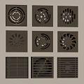 Bathroom Accessories Various Square Brass Floor Drains With Unique Patterns For Bathroom Use