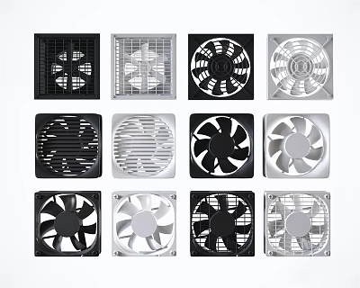 modern exhaust fan 3d model modern exhaust fan 3d model