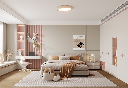 Modern Children's Room Children's Room Bedroom 3d model