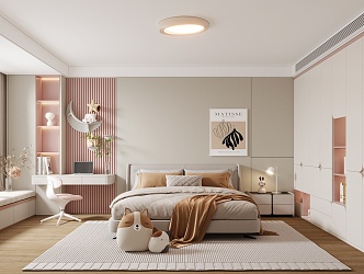 Modern Children's Room Children's Room Bedroom 3d model