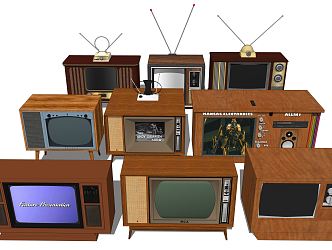 retro TV 3d model