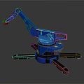Modern Robot Arm Robot Arm Mechanical Arm Robot Arm Robot Head 3d model