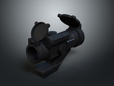 Infrared Steiner Laser Pistol Light Source Firearm Sight Firearm Device 3d model