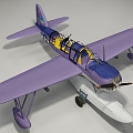 Modern Aircraft Seaplane 3d model