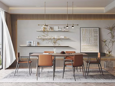 Modern Restaurant 3d model
