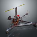 Industrial LOFT Helicopter Mini Helicopter Homemade Helicopter Simple Helicopter Civil Helicopter 3d model