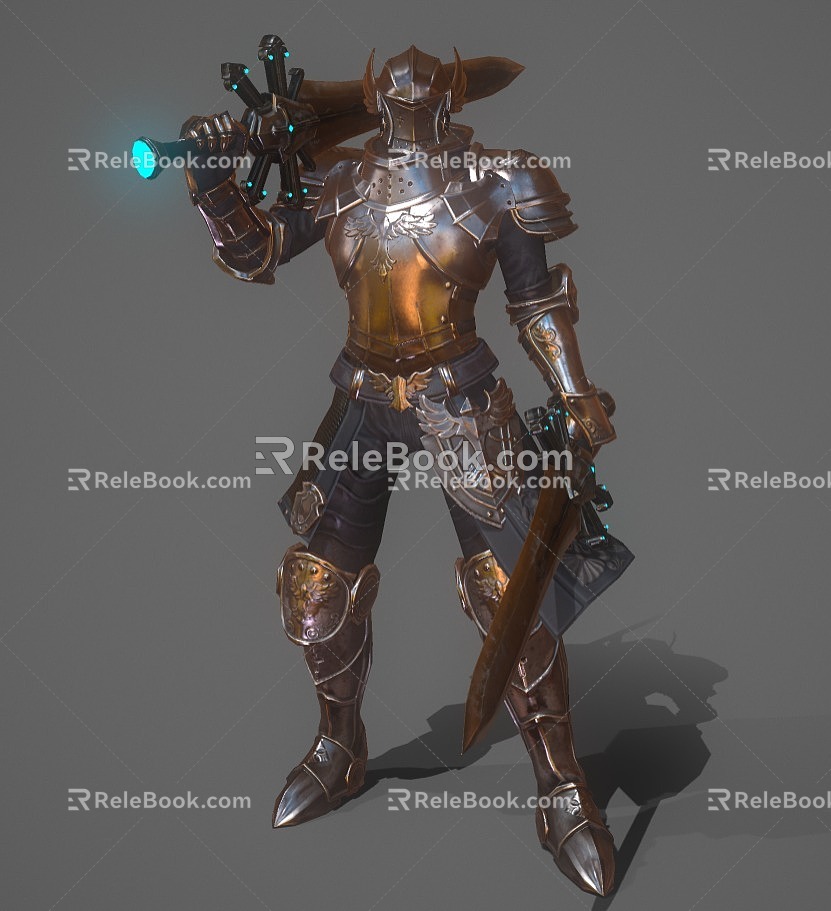 Warrior Armor Battle Armor Game Role Samurai Medieval Warrior 3d model