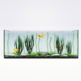 Fish tank 3d model