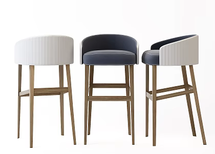 Modern Bar Chair 3d model