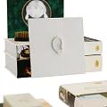 Elegant Decorative Ornaments Set With Silver Vase Candle Holder Green Artwork And Leaf Decoration
