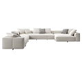 Minotti people sofa sofa pillow corner sofa 3d model