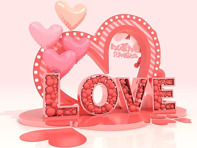 Modern Beauty Chen Valentine's Day 3d model Modern Beauty Chen Valentine's Day 3d model