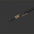 High Precision Tactical Rifle With Sniper Scope Suppressor And Modern Tactical Grip