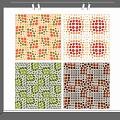 Pop Art Tile Polka Dot Color Gradient Square Tile Mosaic Splicing Seamless Tile 3d model