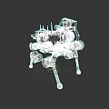 Advanced Industrial Equipment Quadruped Robot With Mechanical Legs And Wild Logo