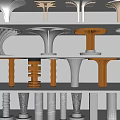 Decorative column Special-shaped column Modeling column 3d model