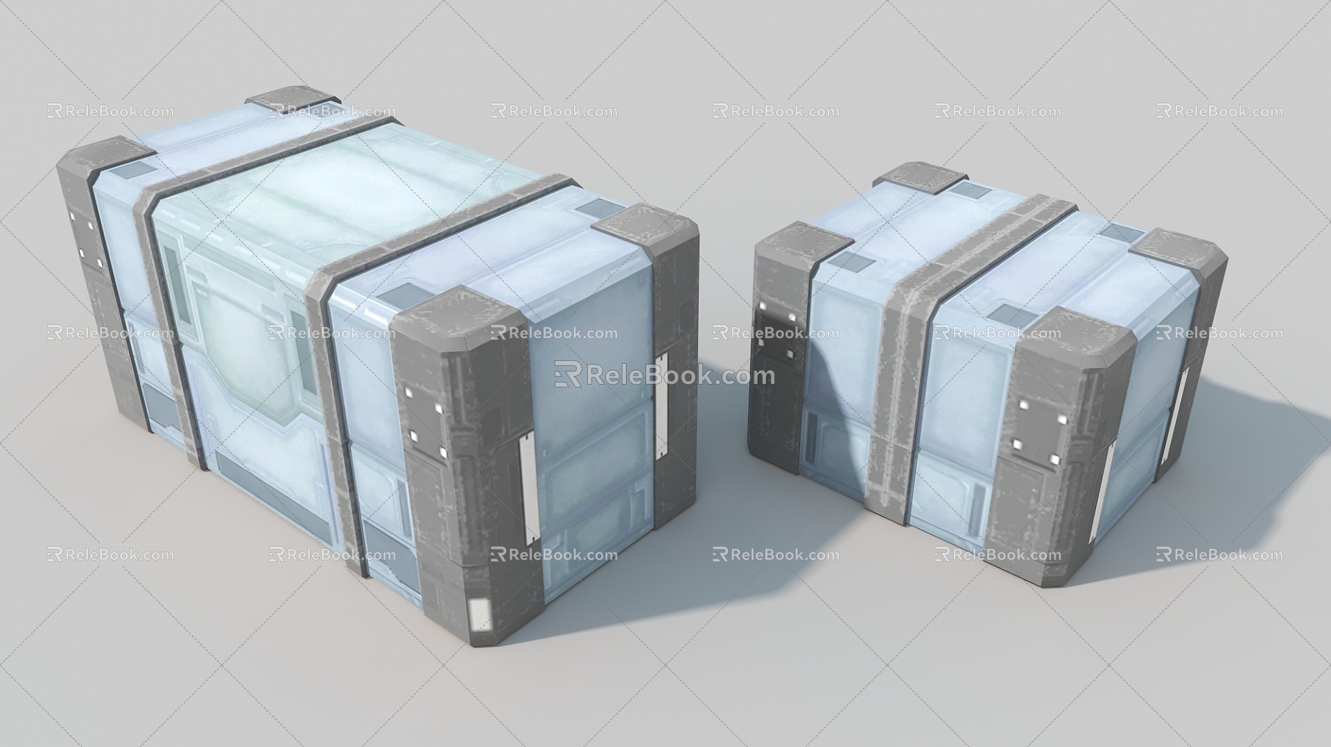 space box industrial machine plastic box incubator box toolbox 3d model