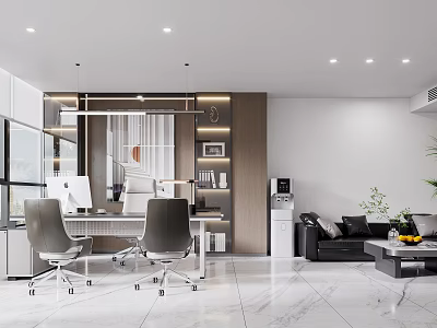 Modern Office Manager's Office 3d model
