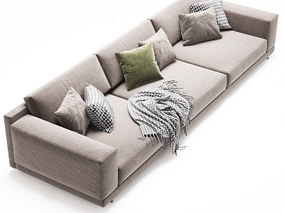 Modern Three-Seat Sofa model