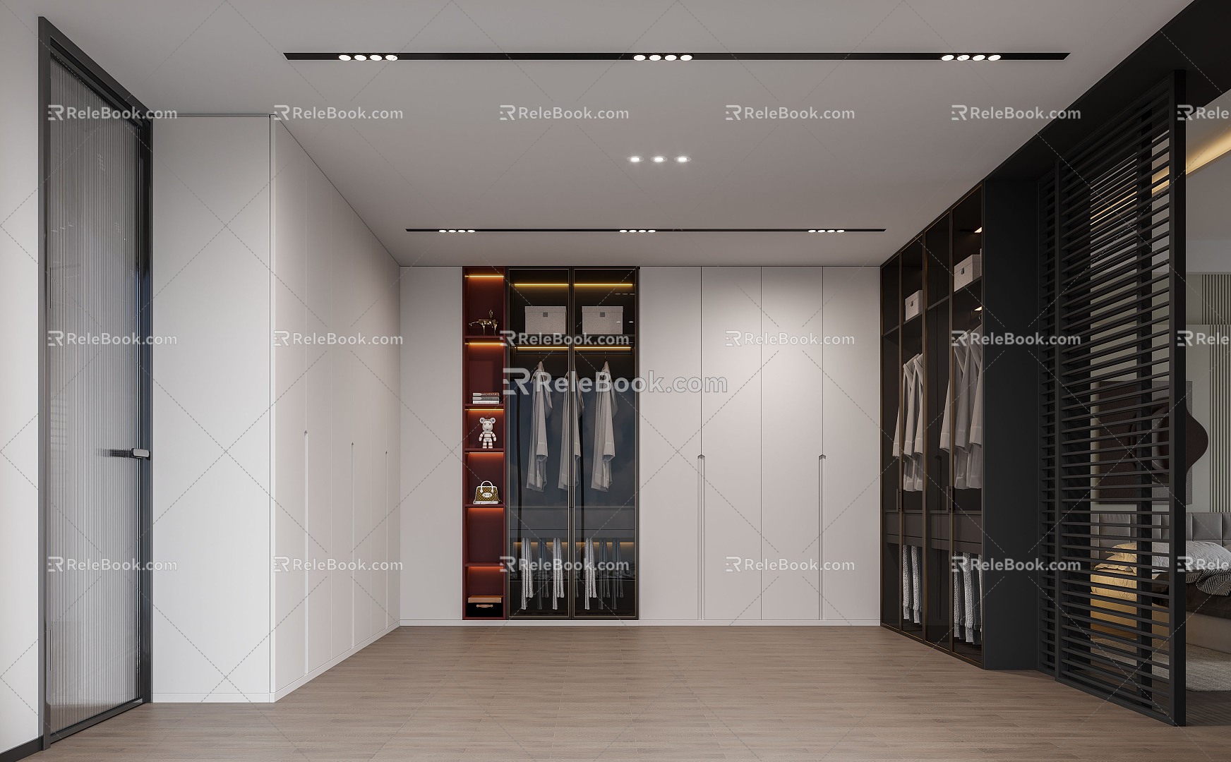 Modern Cloakroom 3d model