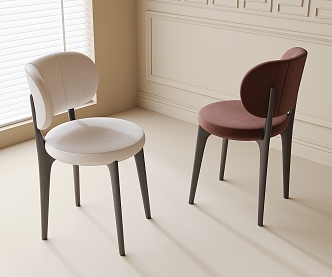 Modern Dining Chair Single Chair 3d model