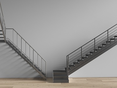 Modern Stair Steel Stairs model