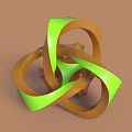 Industrial Equipment Intertwined Rings Grid Structure And 3D Mechanical Design Framework