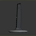 Sleek Cordless Electronic Phone With Digital Display Keypad And Charging Base