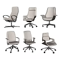 Stylish Various Modern Office Chairs With Swivel Bases And Adjustable Ergonomic Designs