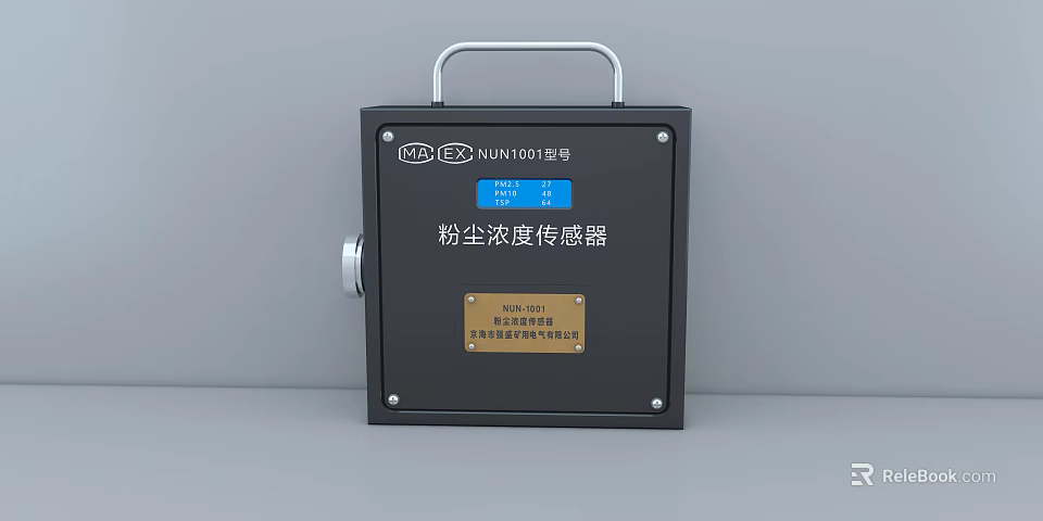 Industrial Dust Concentration Sensor Model NJUN1001 High Precision Monitoring Device 3d model 