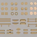 Cabinet Door Handle Cabinet Door Handle Metal Handle Crystal Handle Round Handle Round Handle 3d model