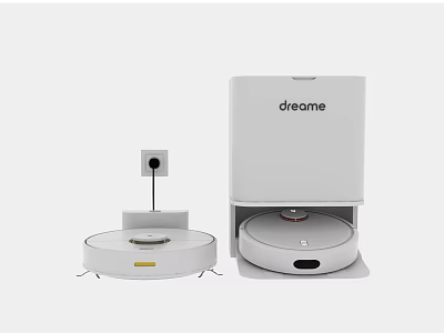 Dreame Smart Robot Vacuum Cleaner With Charging Station Daily Electrical Appliance 3d model