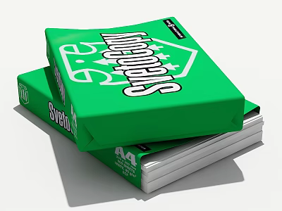 Kleenex Green Household Tissue Boxes With Soft Sheets For Daily Home Use 3d model