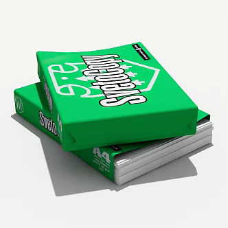 A4 Paper Wrapping Paper Bag 3d model