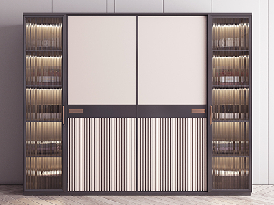 Modern wardrobe 3d model