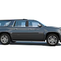 Gray Chevrolet Full Size SUV With Modern Front Grille Design And Sleek Headlights