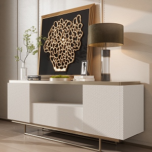 Modern Decorative Side Cabinet Entrance Cabinet Sideboard Cabinet of Five Buckets 3d model